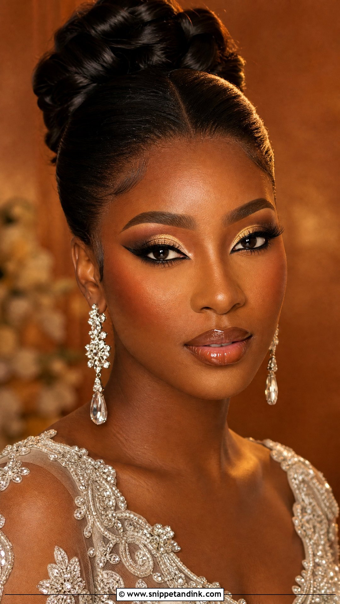 Full Glam Bridal Makeup For Brown Skin - Snippet and Ink - 25 Bridal Makeup for Brown Skin Ideas