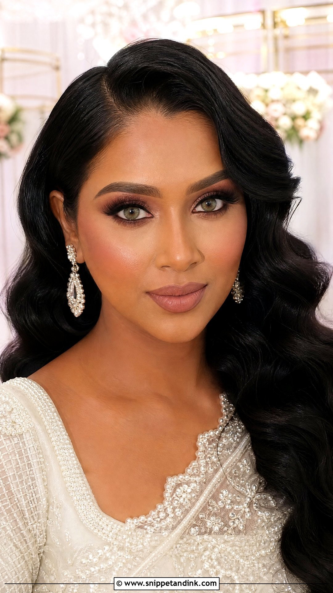 Full Glam Bridal Makeup For Green Eyes - Snippet and Ink - 30 Bridal Makeup for Green Eyes