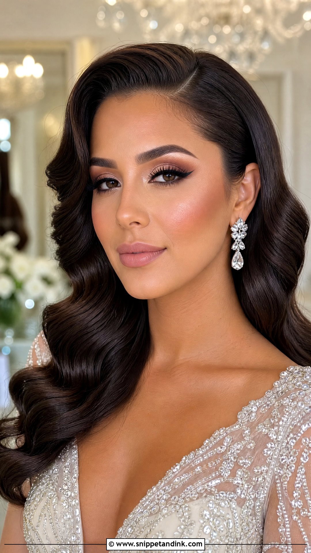 Full Glam Bridal Makeup For Hooded Eyes - Snippet and Ink - 25 Bridal Makeup Hooded Eyes