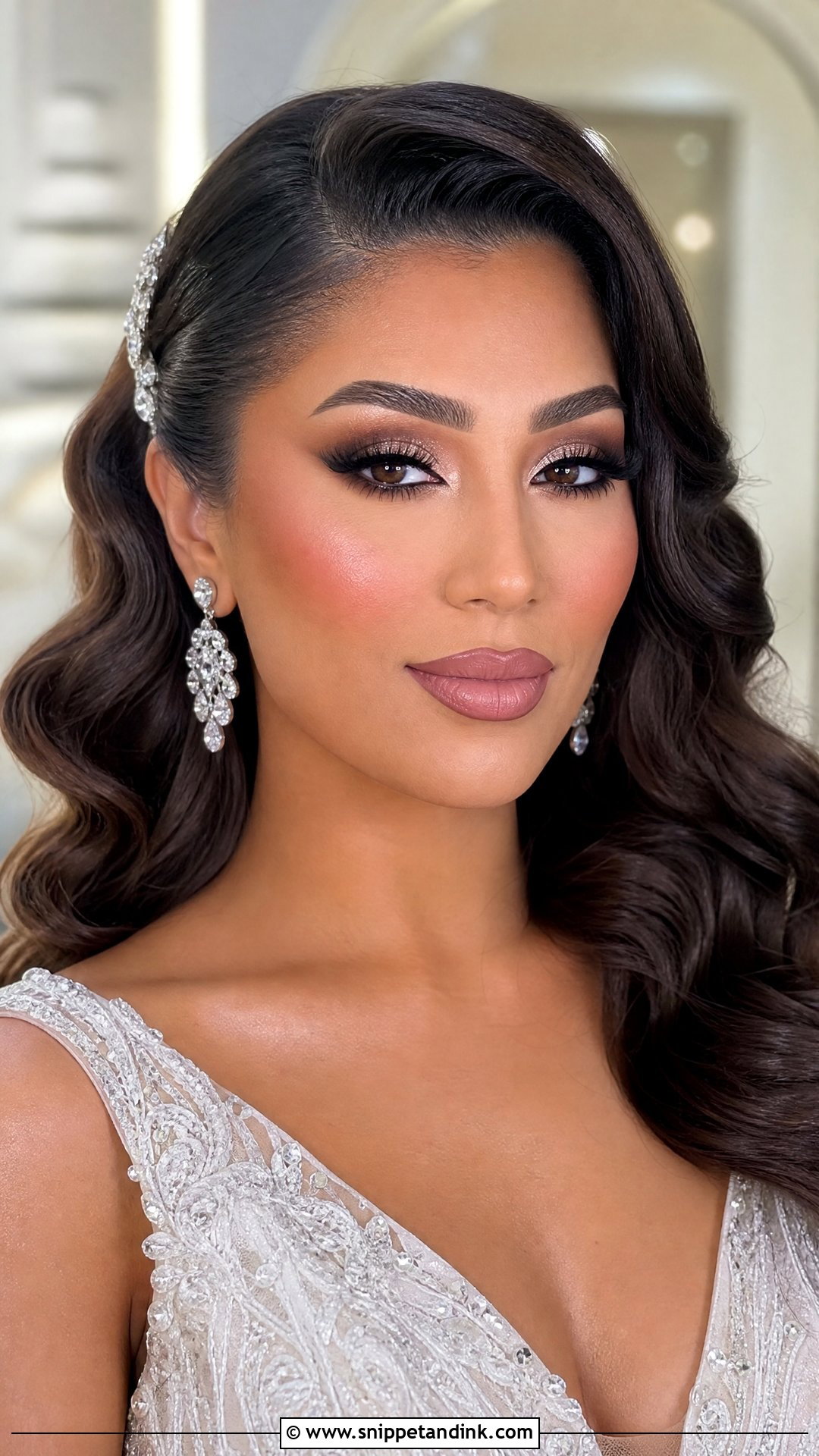 Full Glam Bridal Makeup For Hooded Eyes - Snippet and Ink - 25 Bridal Makeup for Hooded Eyes