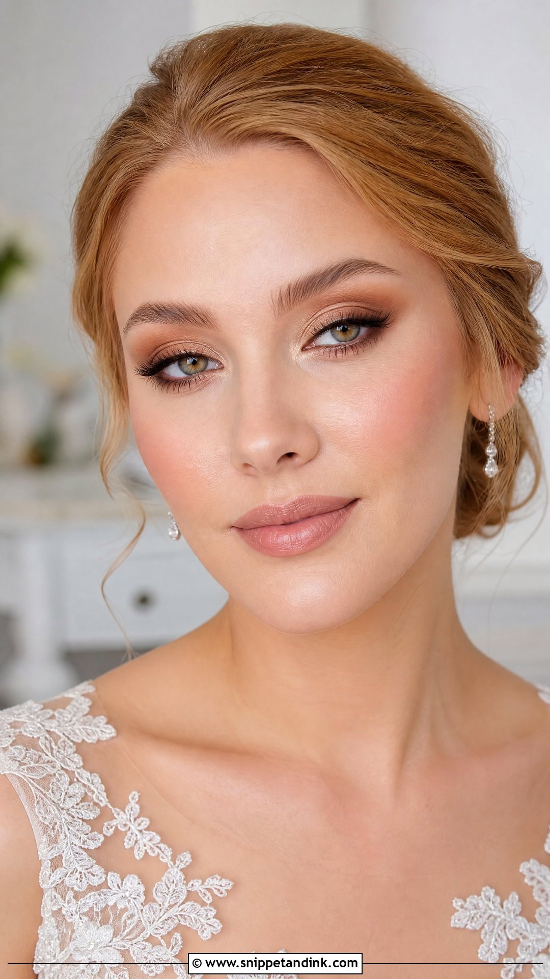 Full Glam Bridal Makeup For Hooded Hazel Eyes - Snippet and Ink - 20 Full Glam Wedding Makeup for Hazel Eyes