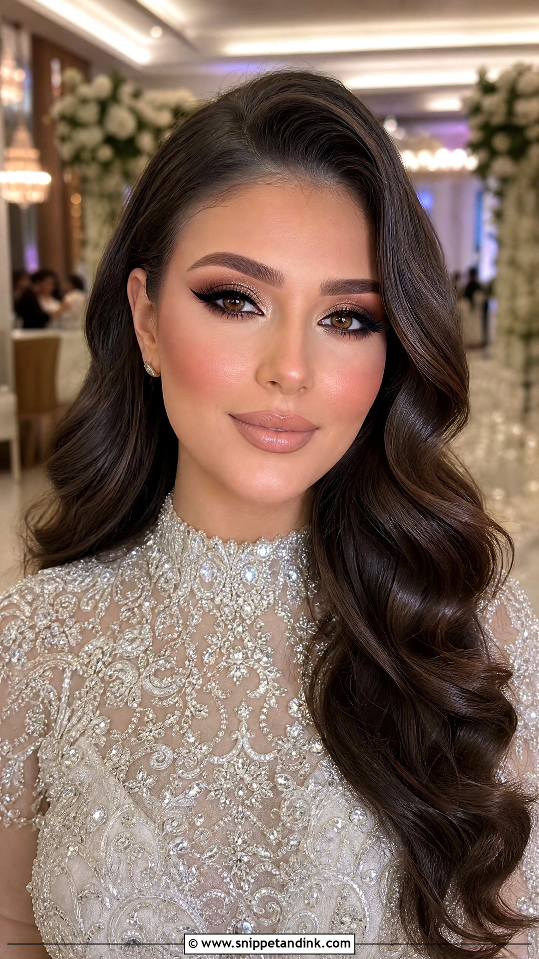 Full Glam Bridal Makeup Look - Snippet and Ink - 35 Bridal Makeup Looks