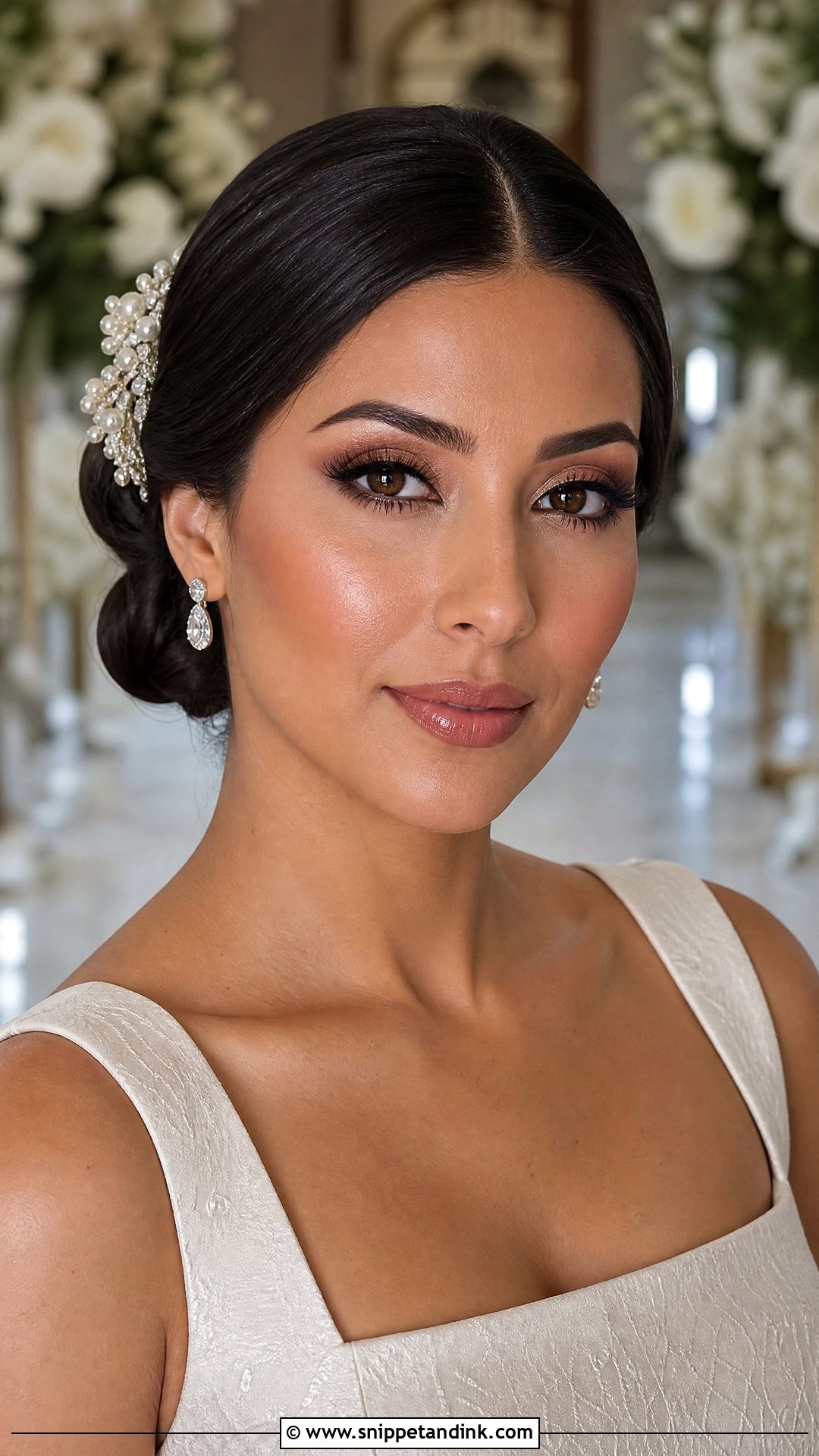 Full Glam Bridal Makeup With Bold Lashes - Snippet and Ink - 25 Full Glam Bridal Makeup Ideas