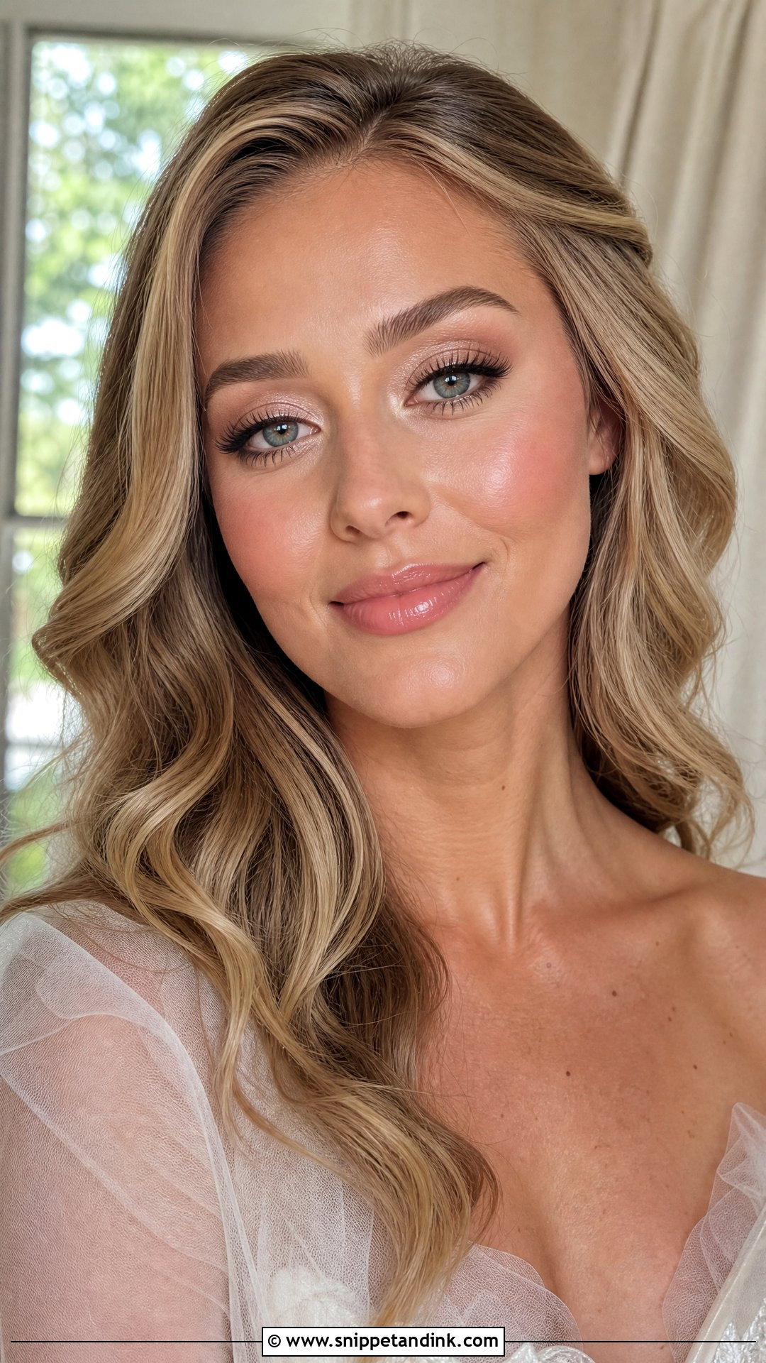 Full Glam Bridal Makeup With Dewy Skin - Snippet and Ink - 20 Full Glam Makeup Looks Wedding