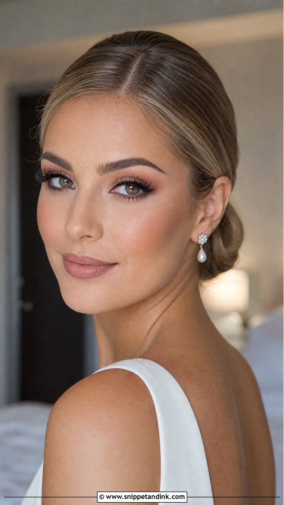 Full Glam Bridal Makeup With Matte Skin - Snippet and Ink - 25 Full Glam Bridal Makeup Ideas