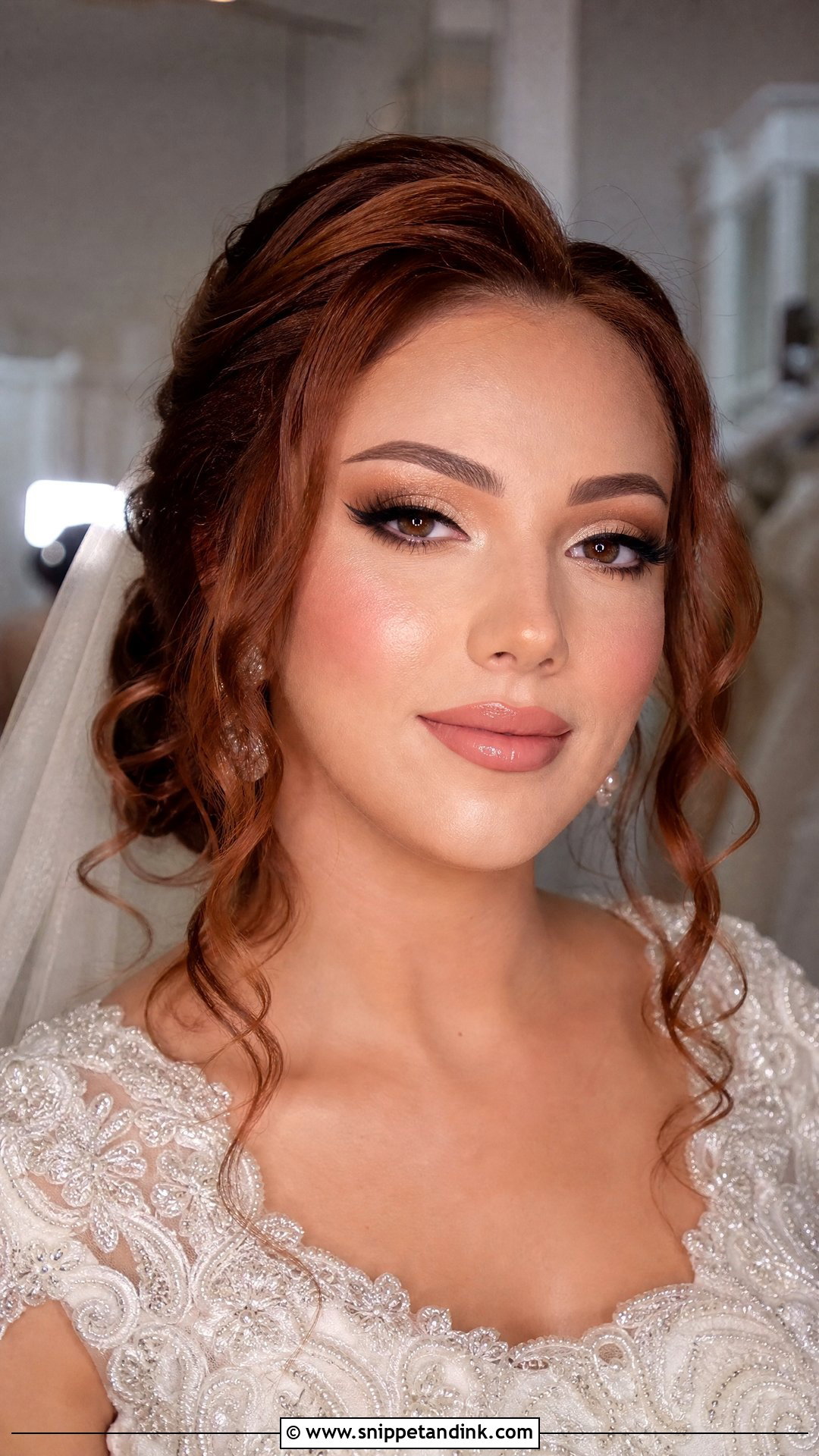Full Glam Bridal Makeup With Soft Cut Crease - Snippet and Ink - 25 Full Glam Bridal Makeup Ideas