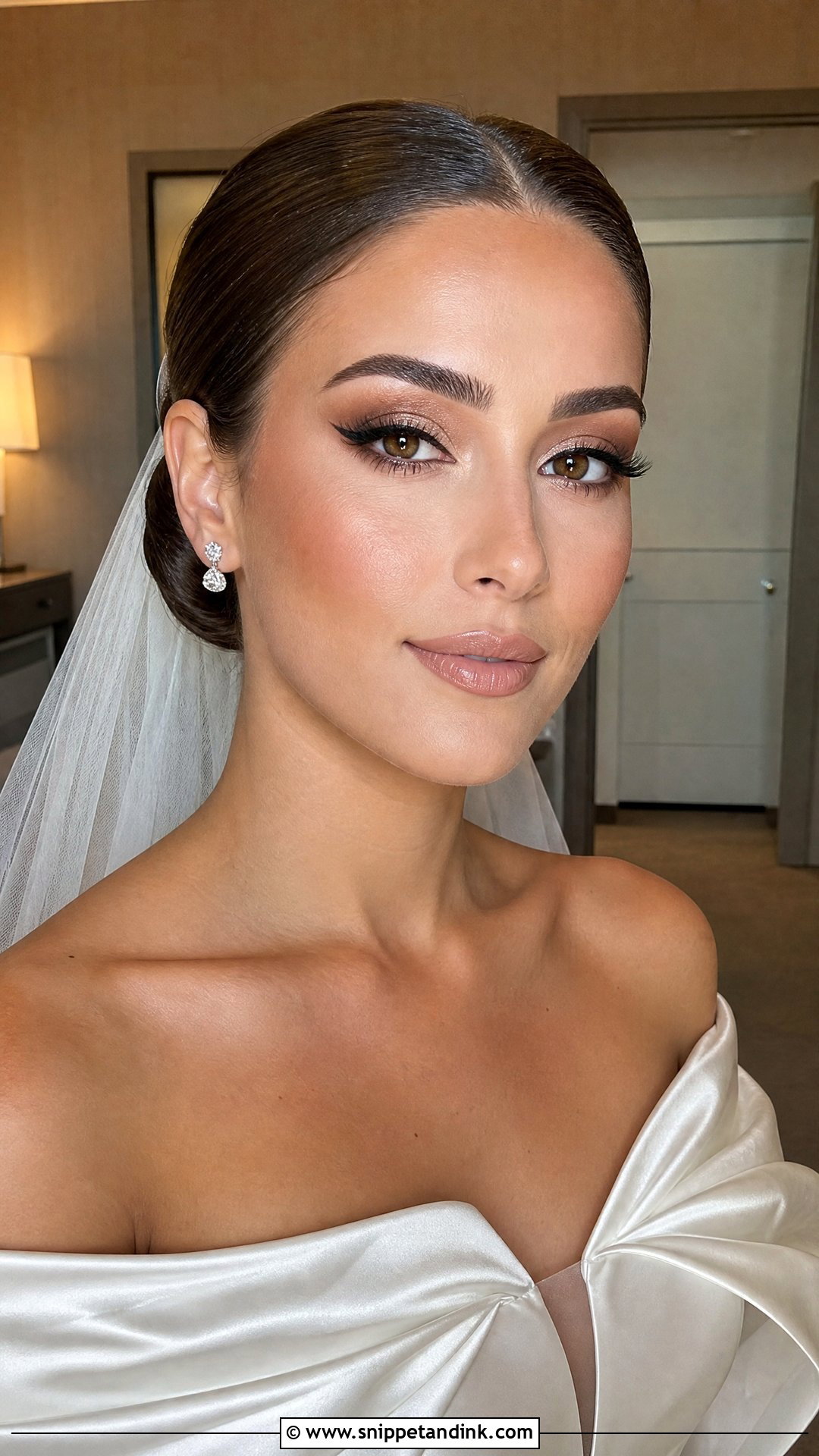 Full Glam Bride Makeup - Snippet and Ink - 35 Glam Bride Makeup Ideas