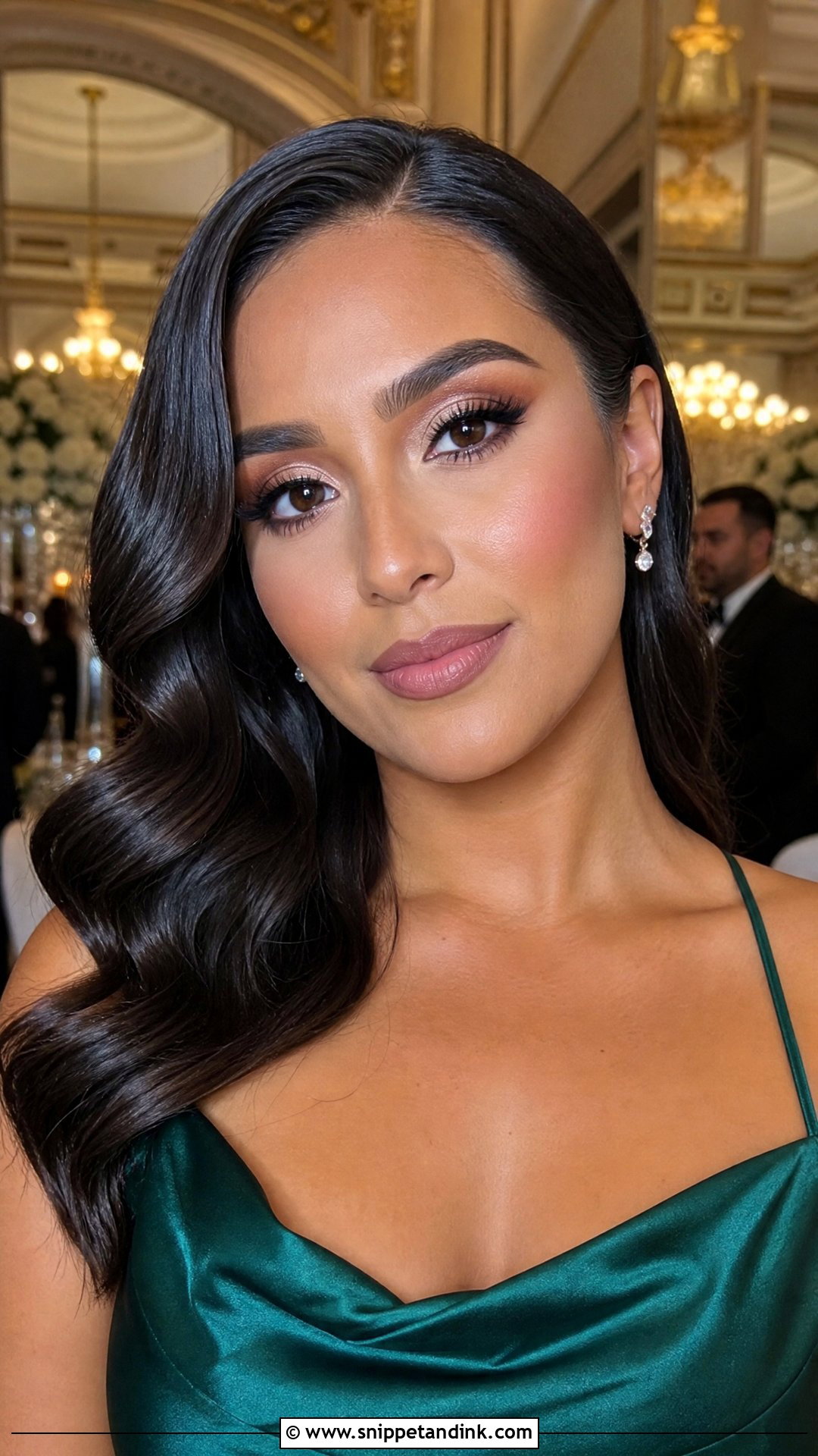 Full Glam Bridesmaid Makeup - Snippet and Ink - 35 Bridesmaid Makeup Ideas