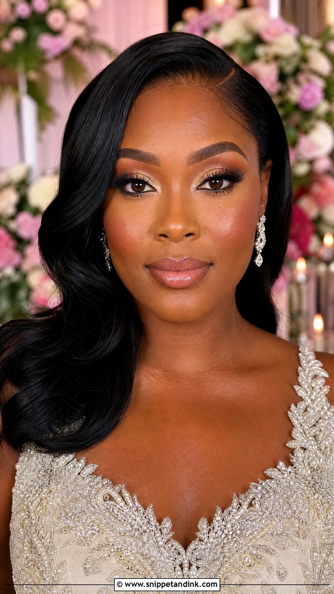Full Glam Spring Wedding Makeup For Brown Eyes - Snippet and Ink - 20 Spring Wedding Makeup for Brown Eyes