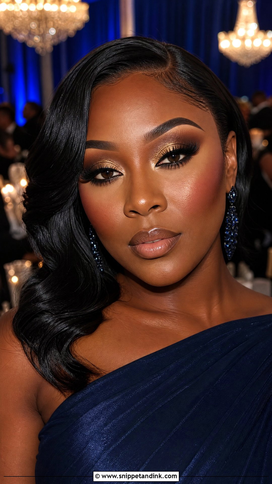 Full Glam Wedding Guest Makeup - Snippet and Ink - 20 Wedding Guest Makeup Look Ideas