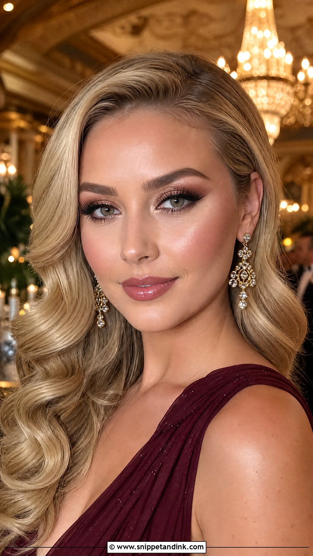 Full Glam Wedding Guest Makeup - Snippet and Ink - 20 Bridal Guest Makeup Ideas