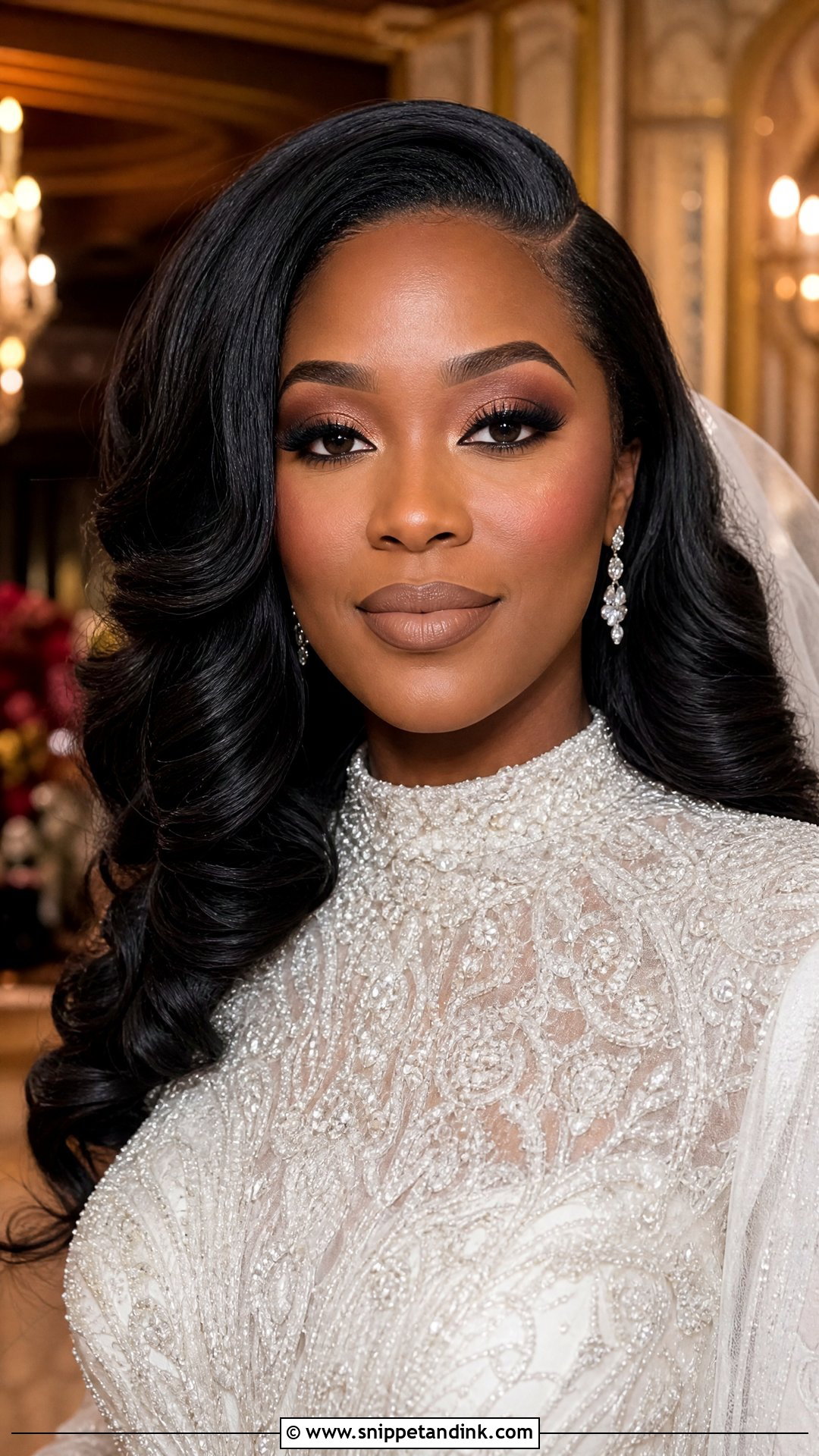 Full Glam Wedding Makeup - Snippet and Ink - 20 Sultry Wedding Makeup Ideas