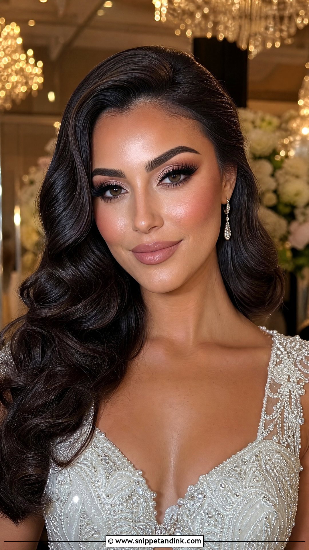 Full Glam Wedding Makeup - Snippet and Ink - 20 Wedding Make Ideas