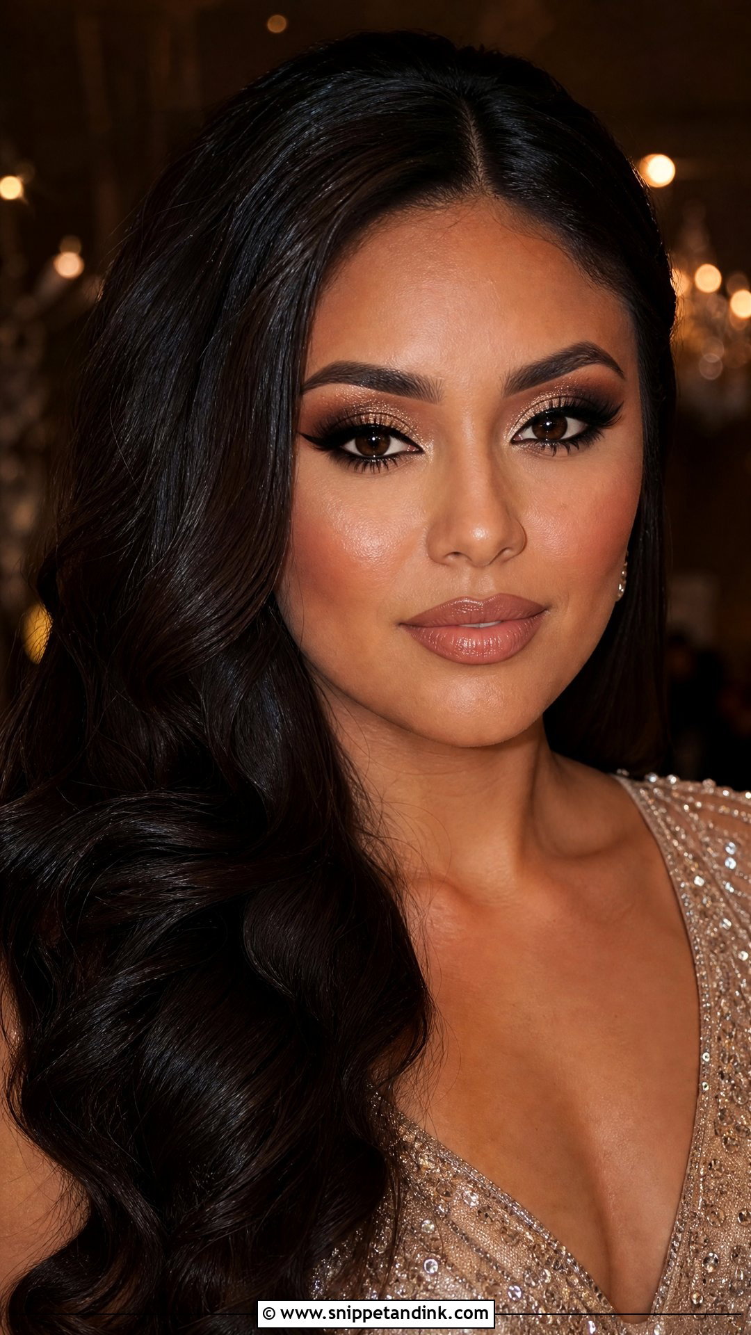 Full Glam Wedding Makeup - Snippet and Ink - 25 Makeup Look for Wedding Ideas