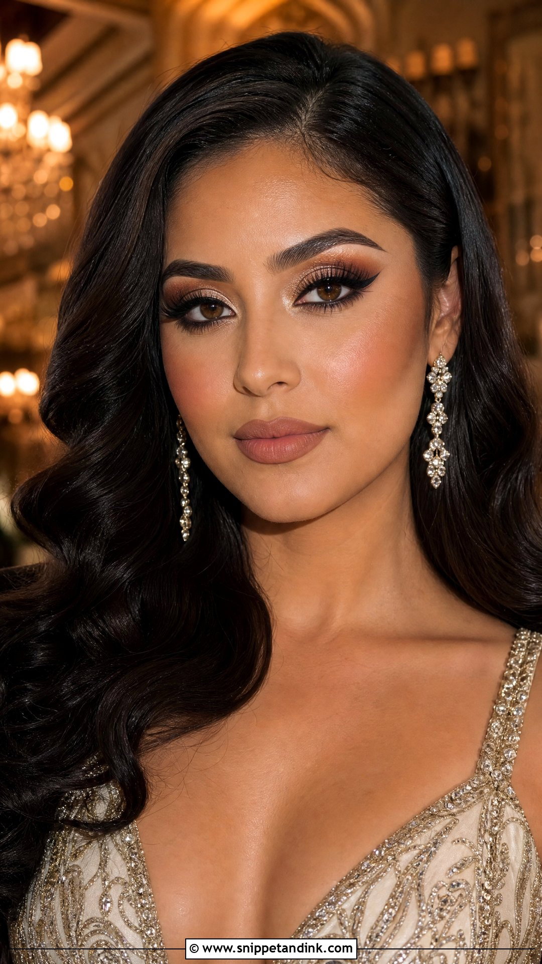 Full Glam Wedding Makeup - Snippet and Ink - 30 Makeup Ideas for Wedding