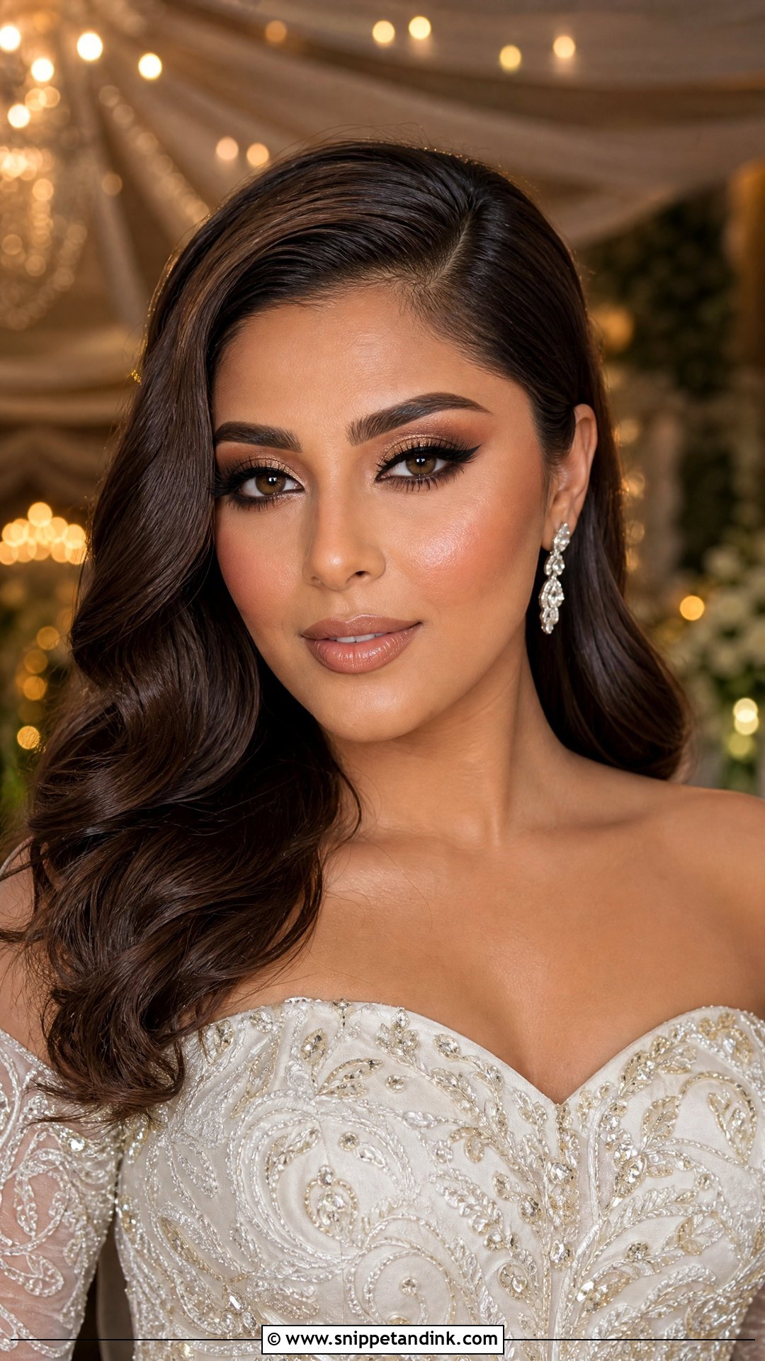 Full Glam Wedding Makeup - Snippet and Ink - 30 Wedding Day Makeup Ideas