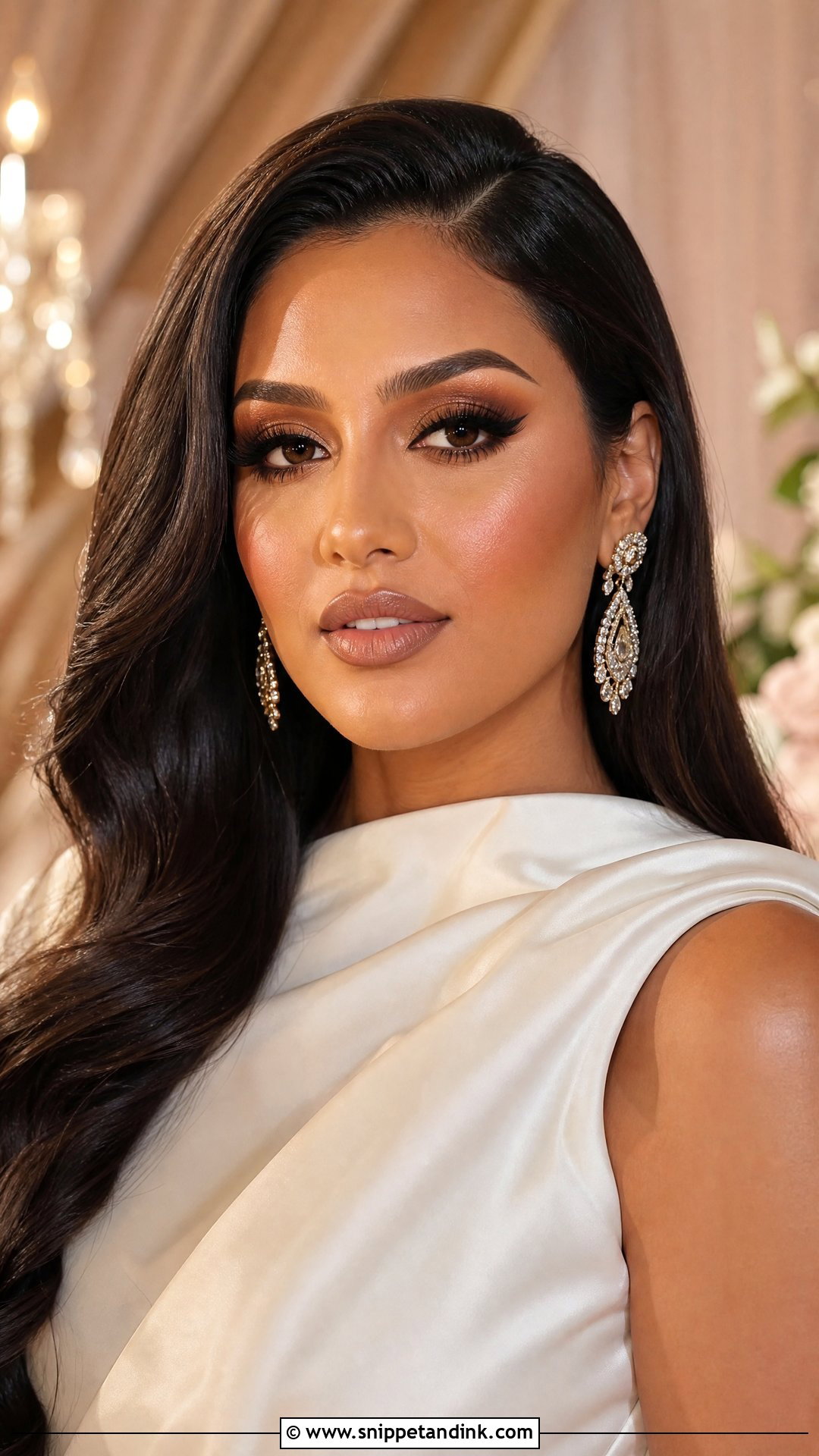 Full Glam Wedding Makeup - Snippet and Ink - 30 Wedding Make Up Ideas