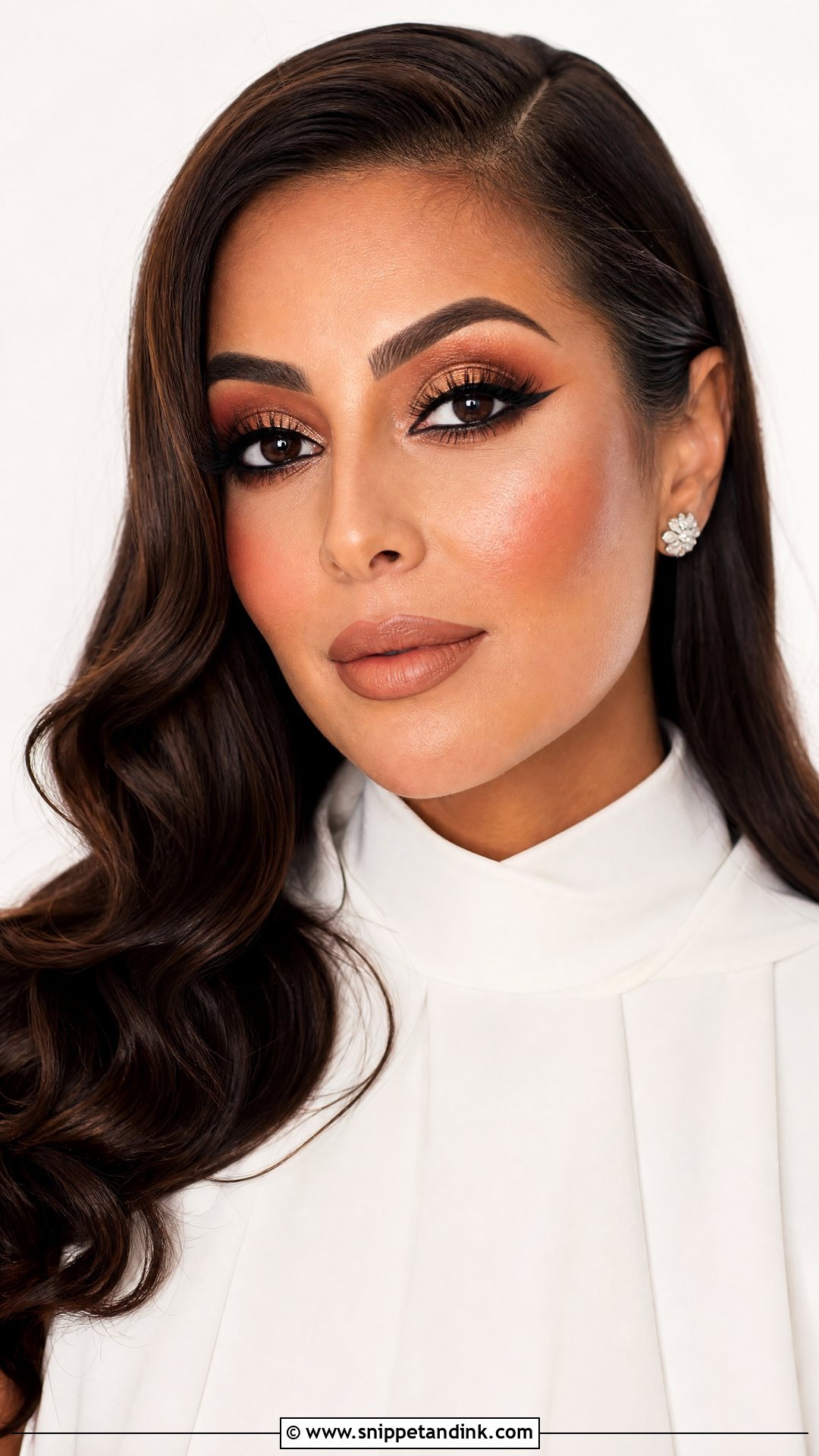 Full Glam Wedding Makeup - Snippet and Ink - 35 Wedding Makeup Ideas