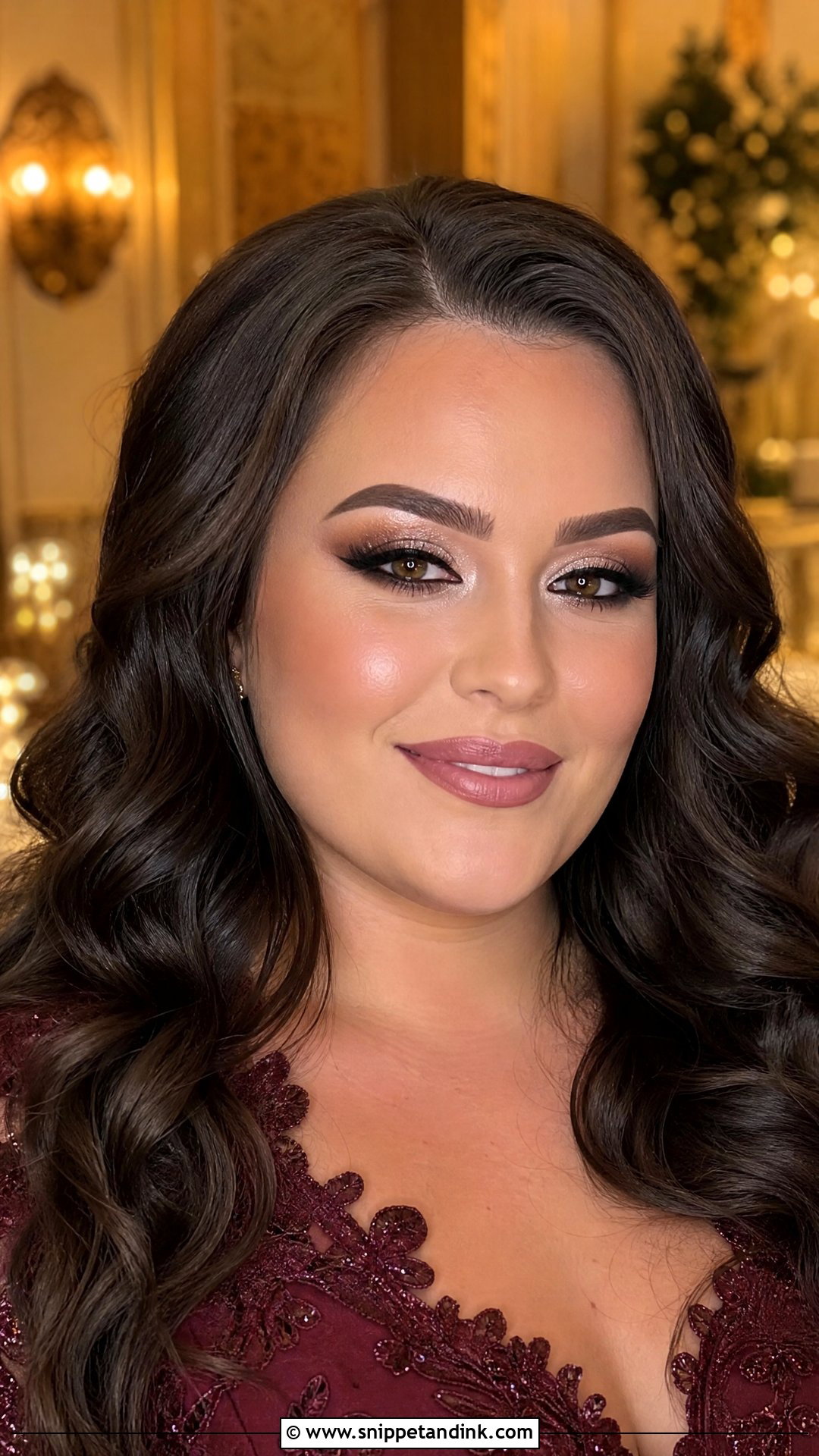 Full Glam Wedding Makeup - Snippet and Ink - 20 Makeup for a Wedding Ideas
