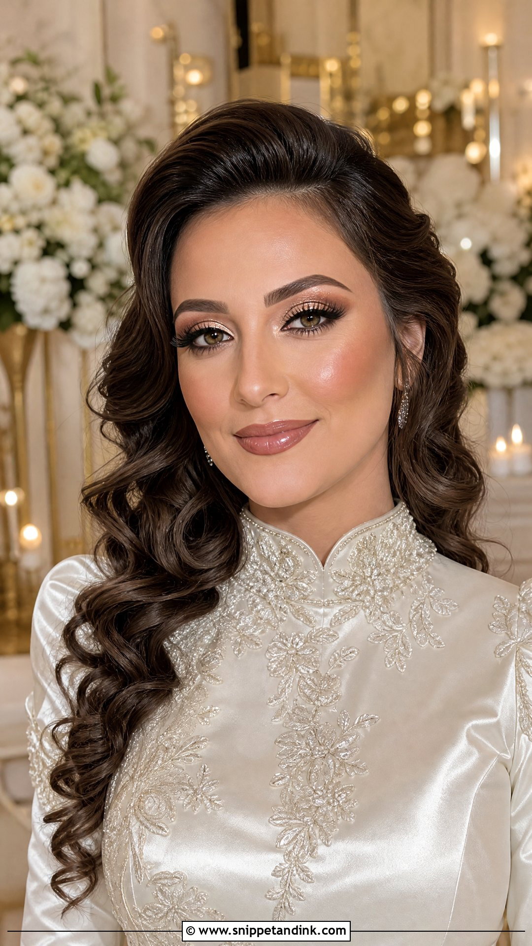 Full Glam Wedding Makeup For Bride - Snippet and Ink - 25 Wedding Makeup for Bride Ideas