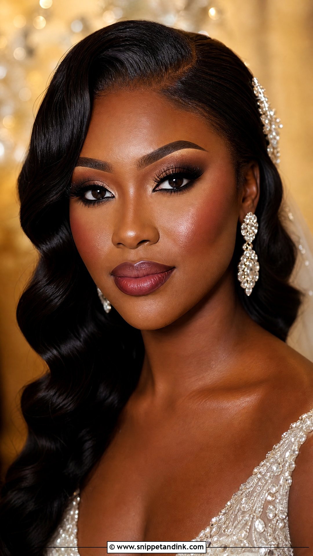 Full Glam Wedding Makeup For Brown Skin - Snippet and Ink - 20 Wedding Makeup for Brown Skin Ideas