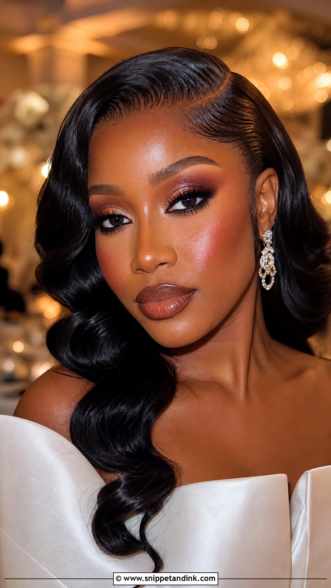 Full Glam Wedding Makeup For Brown Skin - Snippet and Ink - 20 Wedding Makeup Brown Skin Ideas