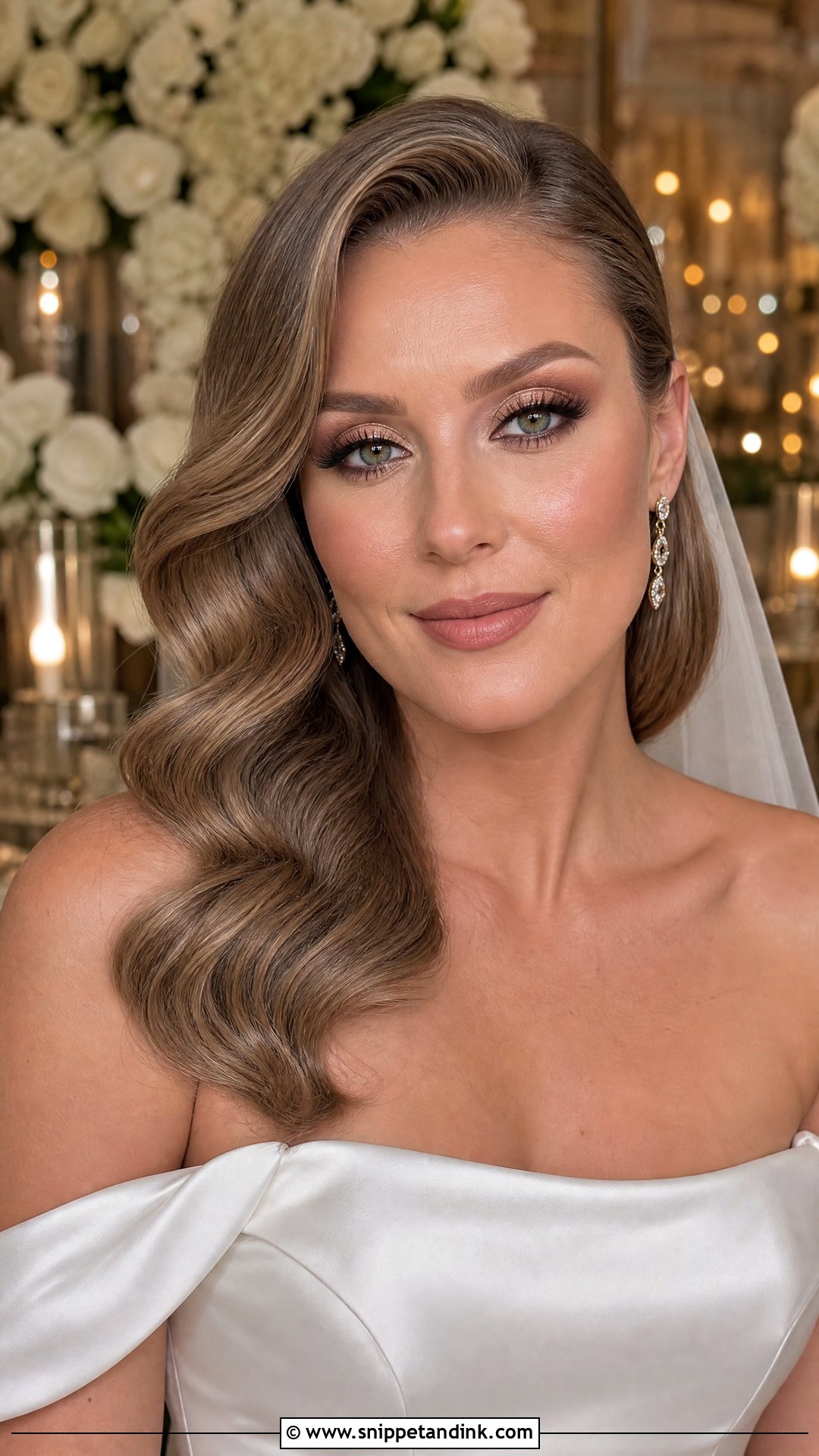 Full Glam Wedding Makeup For Fair Skin - Snippet and Ink - 20 Wedding Makeup Fair Skin Ideas
