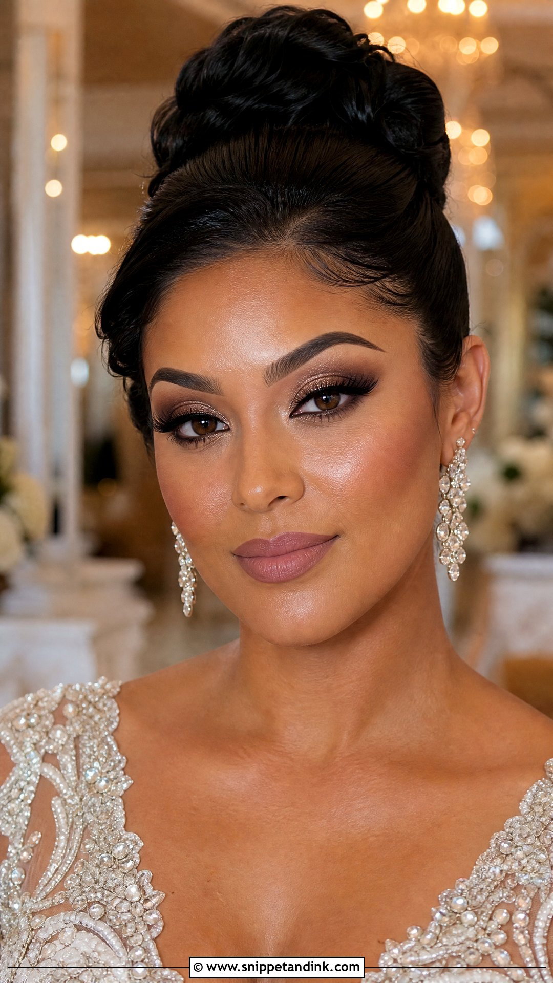 Full Glam Wedding Makeup For Olive Skin - Snippet and Ink - 20 Wedding Makeup Olive Skin Ideas