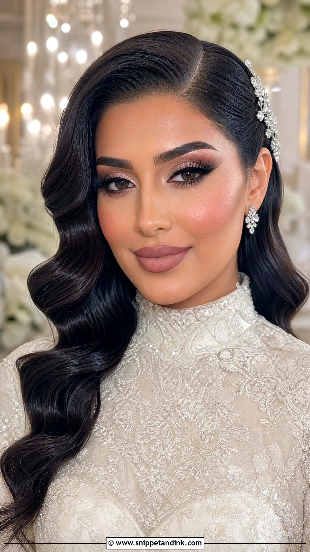 Full Glam Wedding Makeup Look - Snippet and Ink - 25 Wedding Makeup Look Ideas