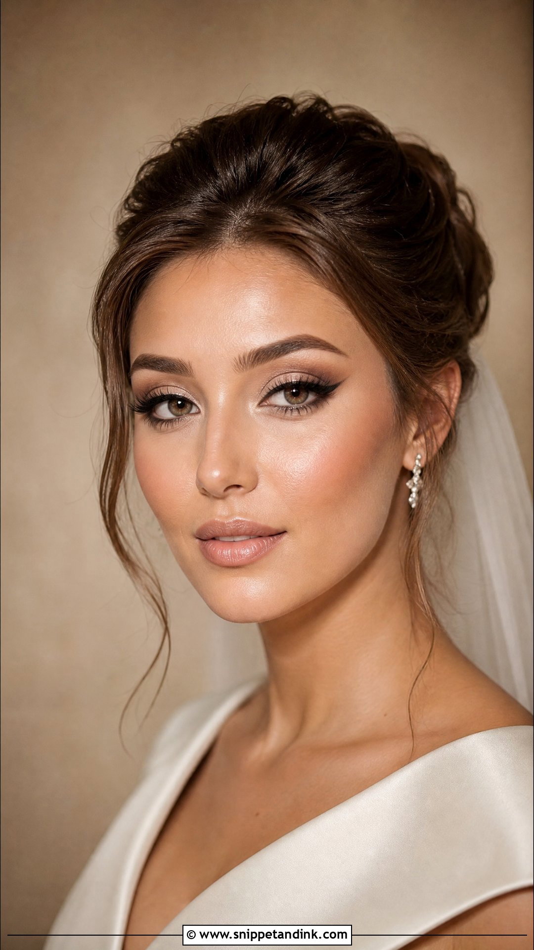 Full Glam Wedding Makeup With Cat Eye - Snippet and Ink - 30 Full Glam Wedding Makeup Ideas