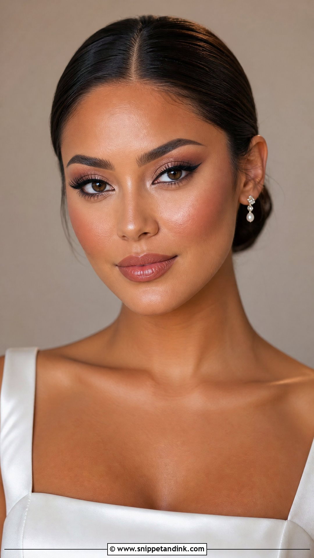 Full Glam Wedding Makeup With Fox Eye - Snippet and Ink - 30 Full Glam Wedding Makeup Ideas