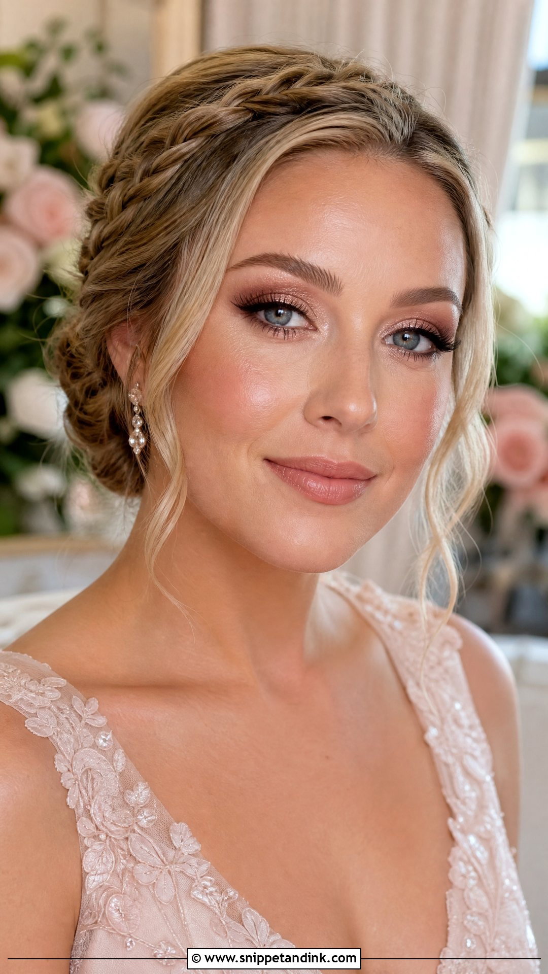 Full Glam Wedding Makeup With Rose Gold Eyes - Snippet and Ink - 20 Full Glam Makeup Looks Wedding