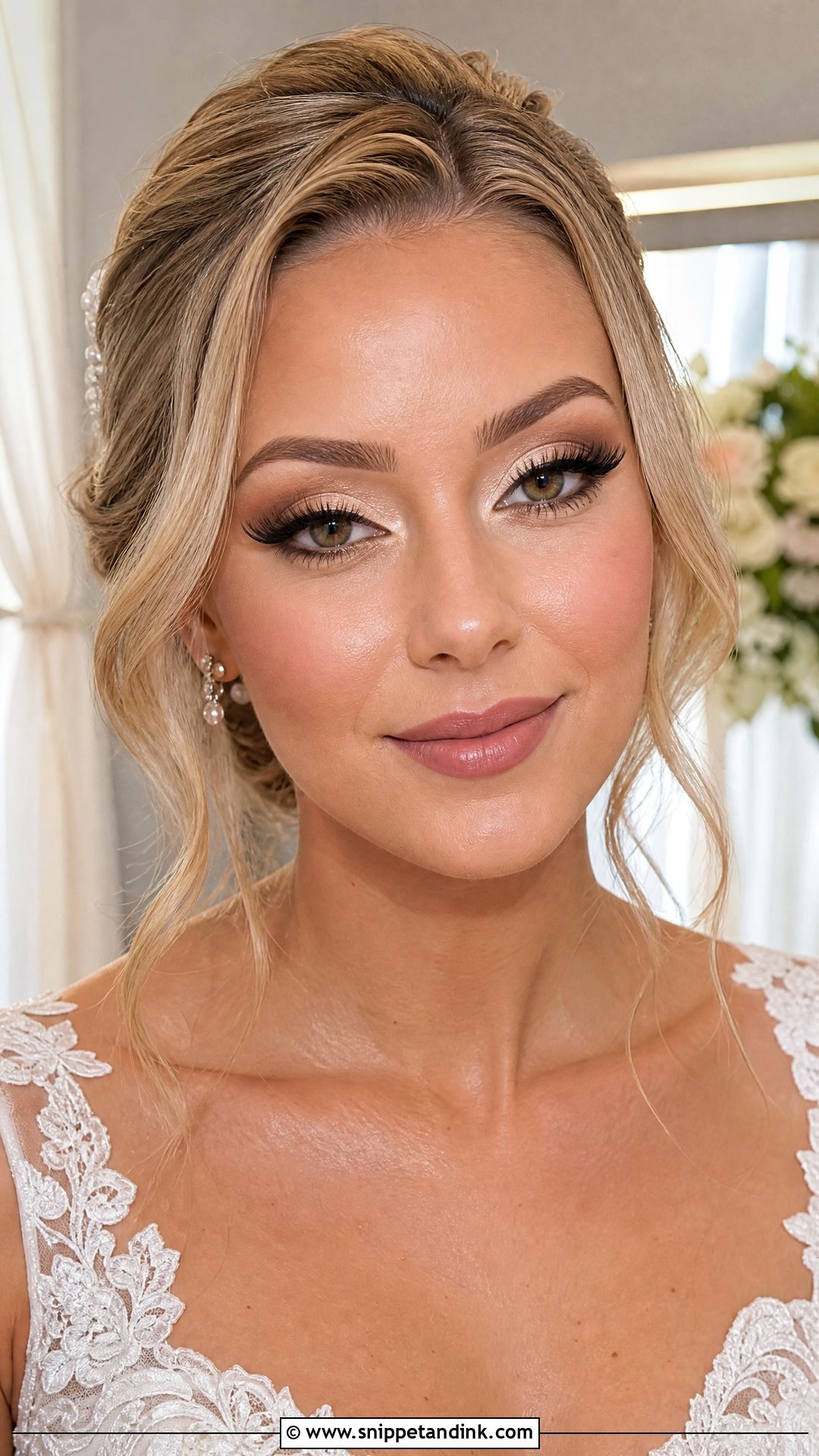 Full Glam Wedding Makeup With Soft Cut Crease - Snippet and Ink - 20 Full Glam Makeup Looks Wedding