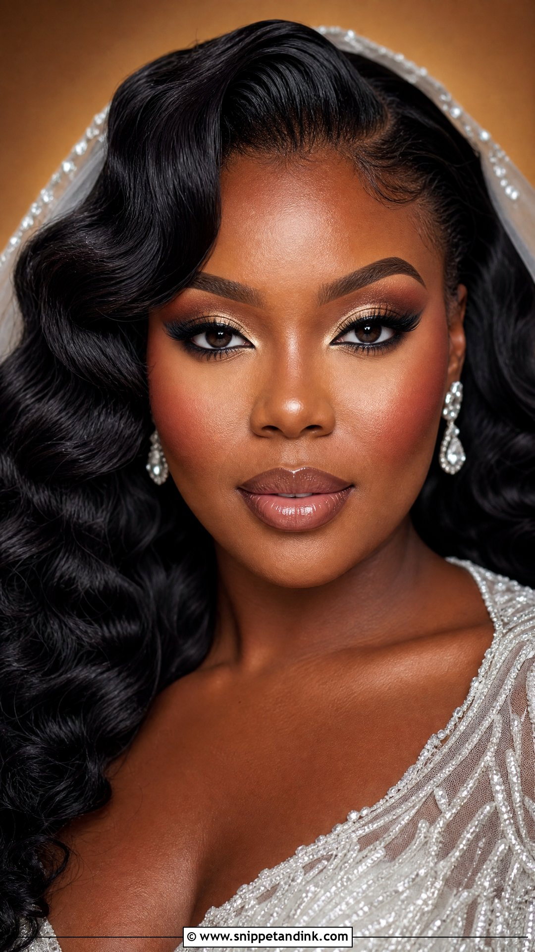 Full Glam White Wedding Makeup - Snippet and Ink - 20 White Wedding Makeup Ideas