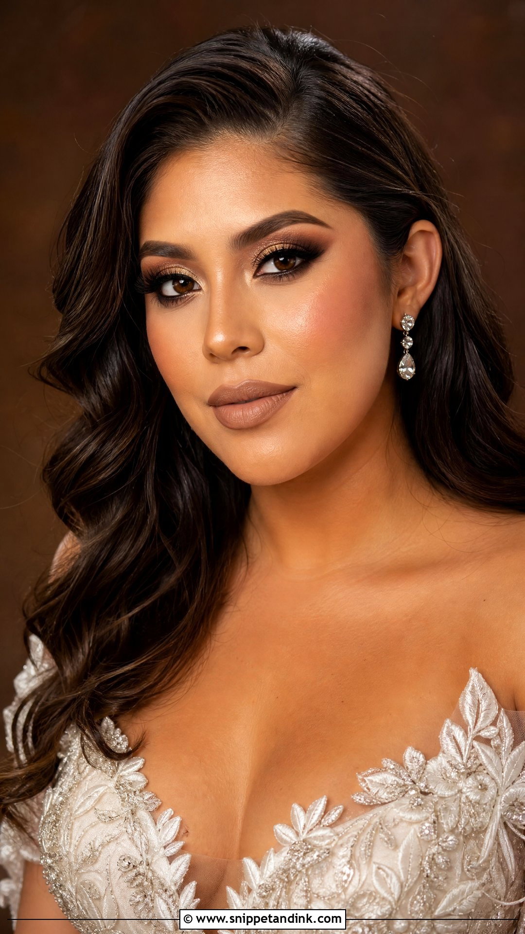 Full Glam Winter Wedding Makeup - Snippet and Ink - 25 Winter Wedding Makeup Ideas