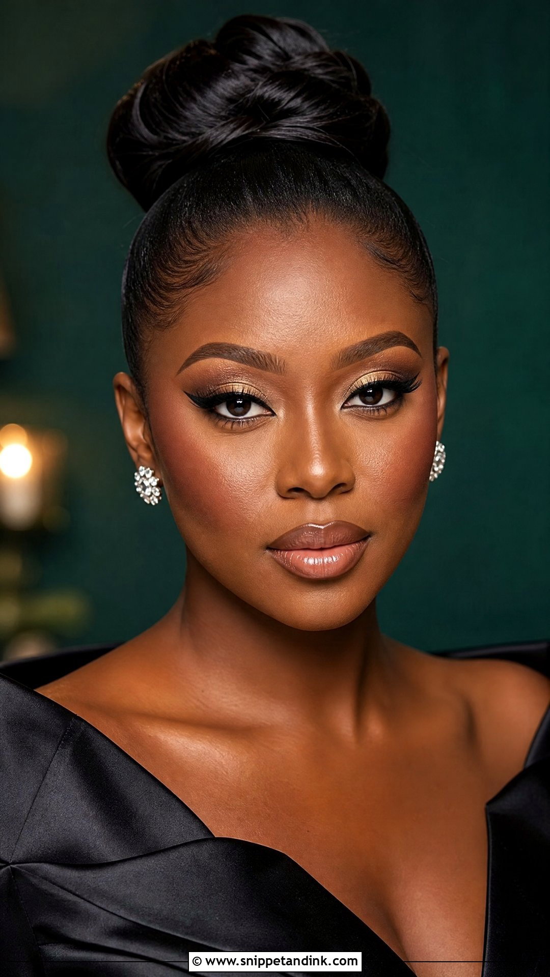 Full Glam Winter Wedding Makeup - Snippet and Ink - 20 Winter Wedding Makeup Looks