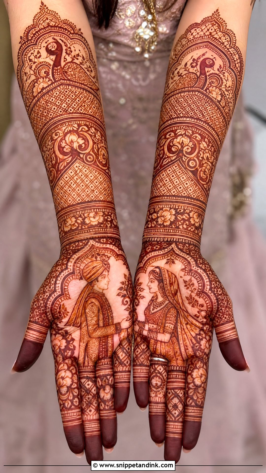 Full Hand Bridal Mehndi Design - Snippet and Ink - 25 Unique Mehndi Designs for Wedding