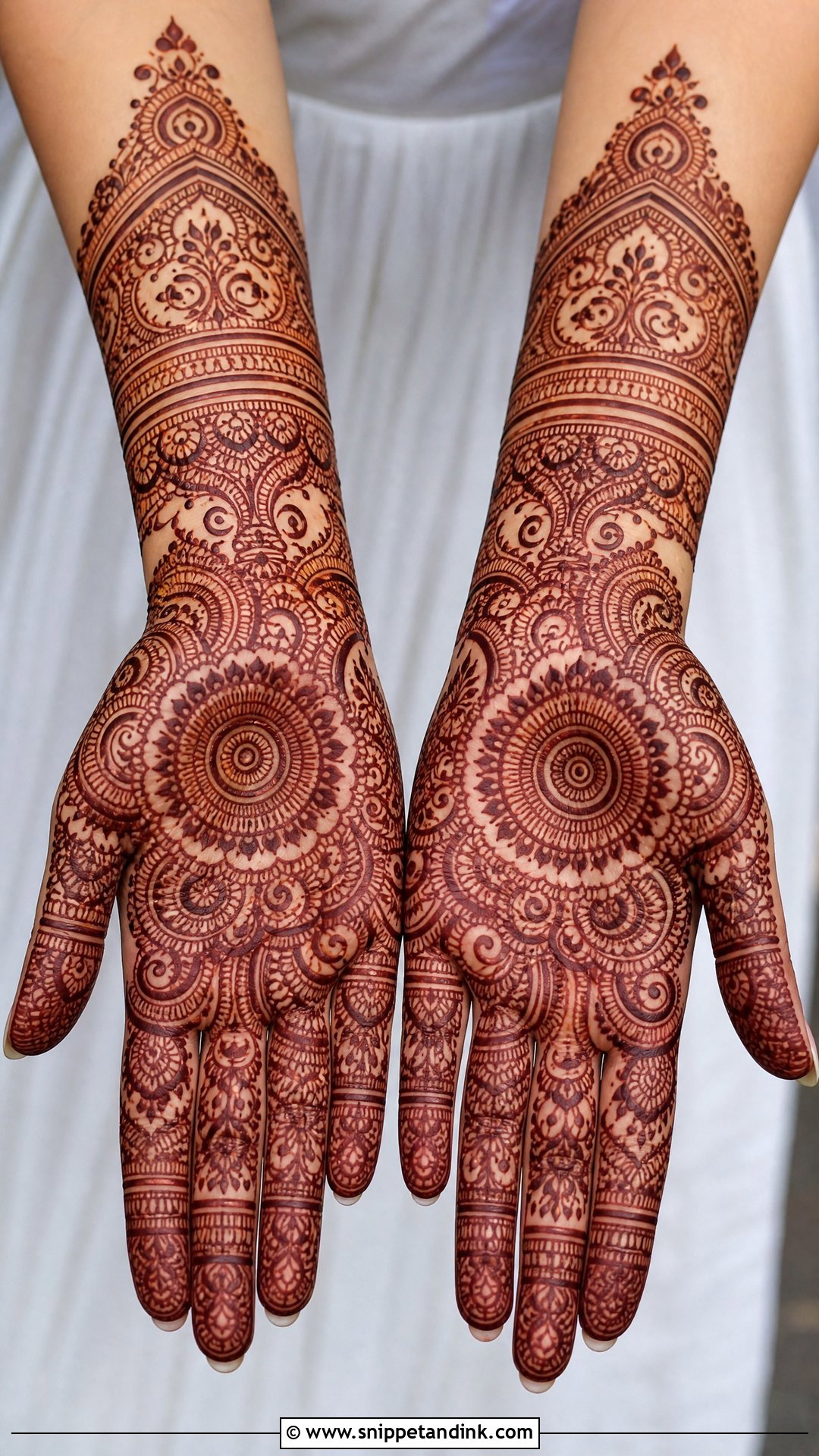 Full Hand Bridal Mehndi Design - Snippet and Ink - 20 Bridal Mehndi Design Indian Weddings Ideas