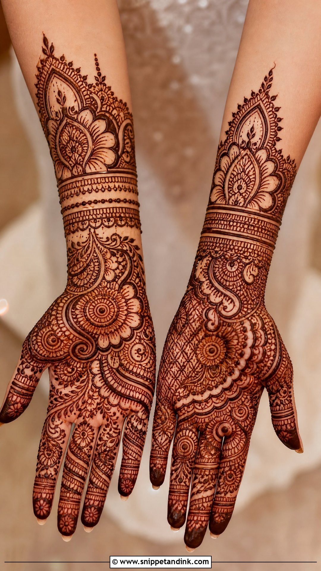 Full Hand Bridal Mehndi Design - Snippet and Ink - 30 Unique Bridal Mehndi Designs Indian Weddings