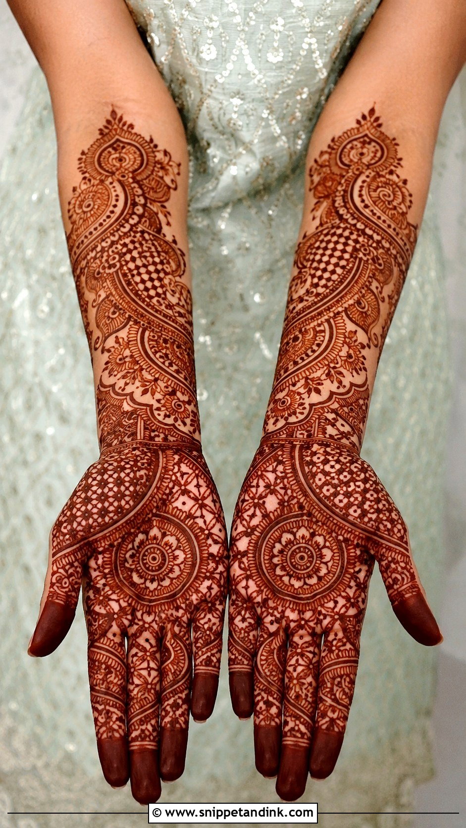 Full Hand Bridal Mehndi Design - Snippet and Ink - 35 New Bridal Mehndi Designs