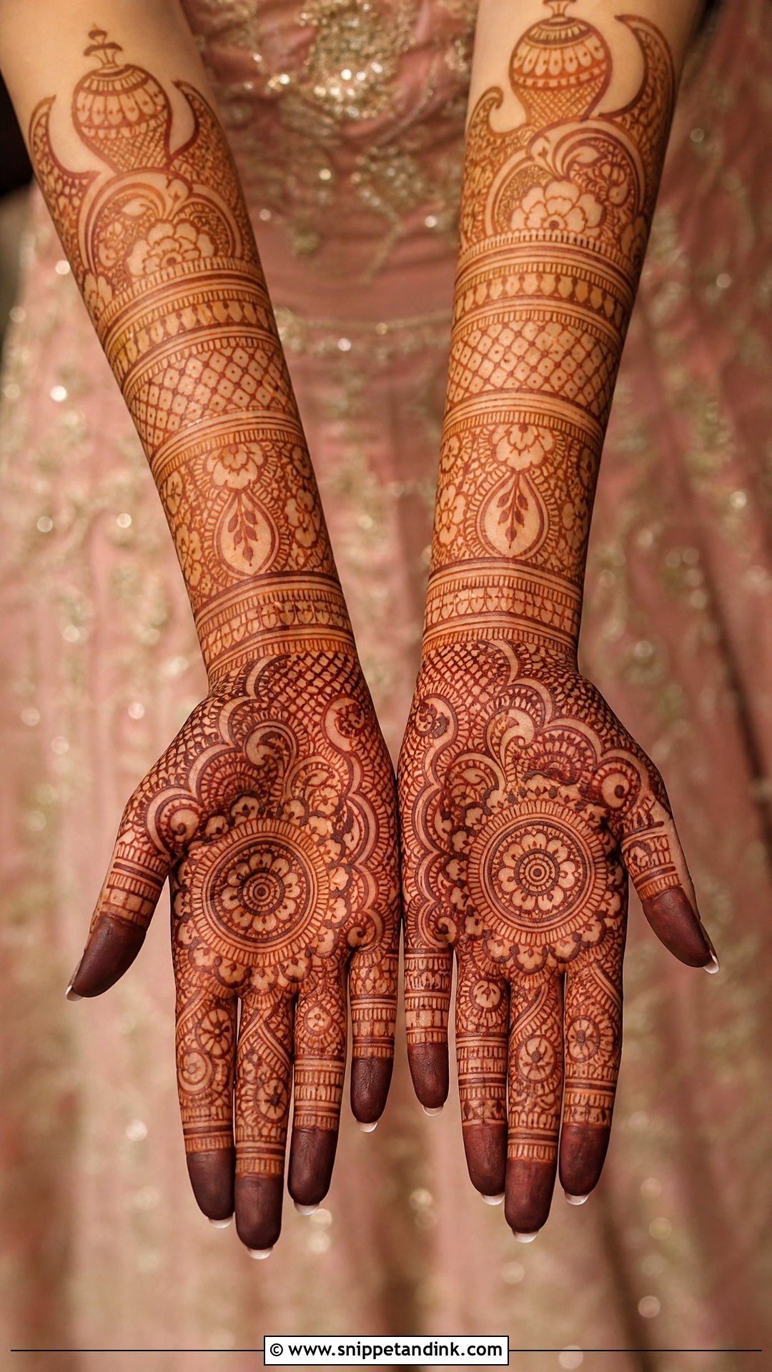 Full Hand Bridal Mehndi Design - Snippet and Ink - 20 Indian Wedding Mehndi Designs