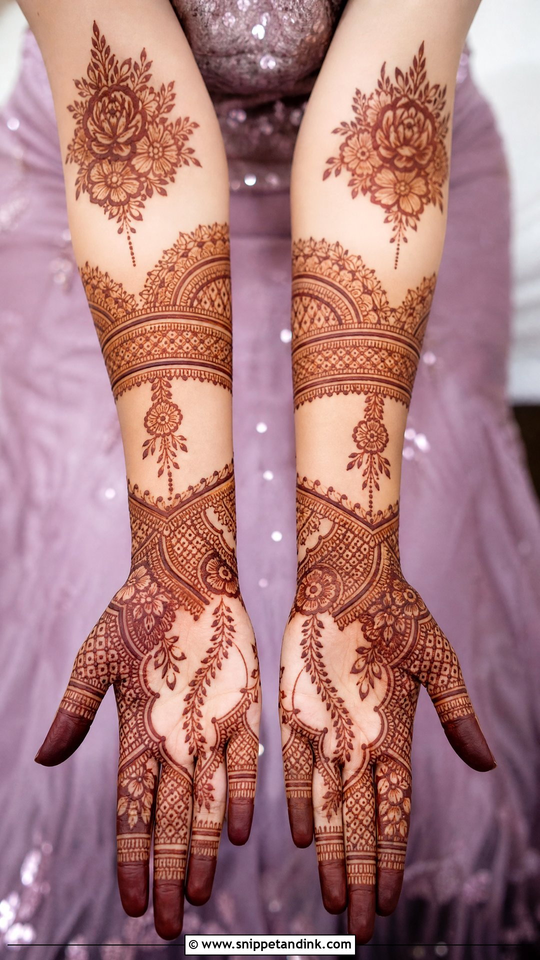Full Hand Bridesmaid Mehndi Design - Snippet and Ink - 25 Mehendi Look for Bridesmaid Ideas