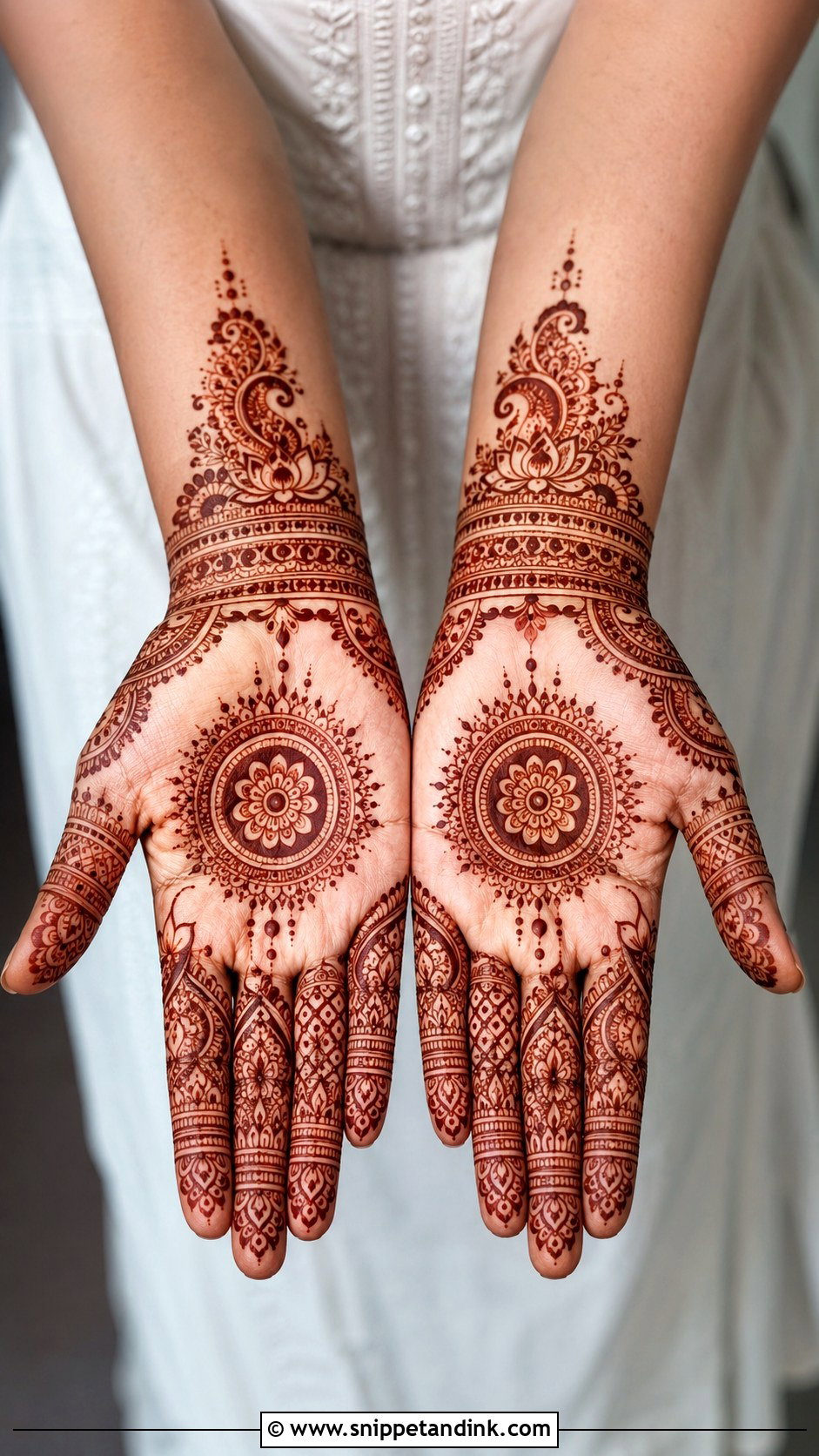 Full Hand Diwali Mehndi Design - Snippet and Ink - 30 Full Mehndi Designs