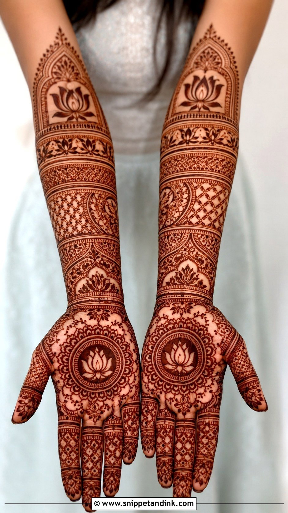 Full Hand Diwali Mehndi Design - Snippet and Ink - 35 Latest Full Hand Mehndi Designs