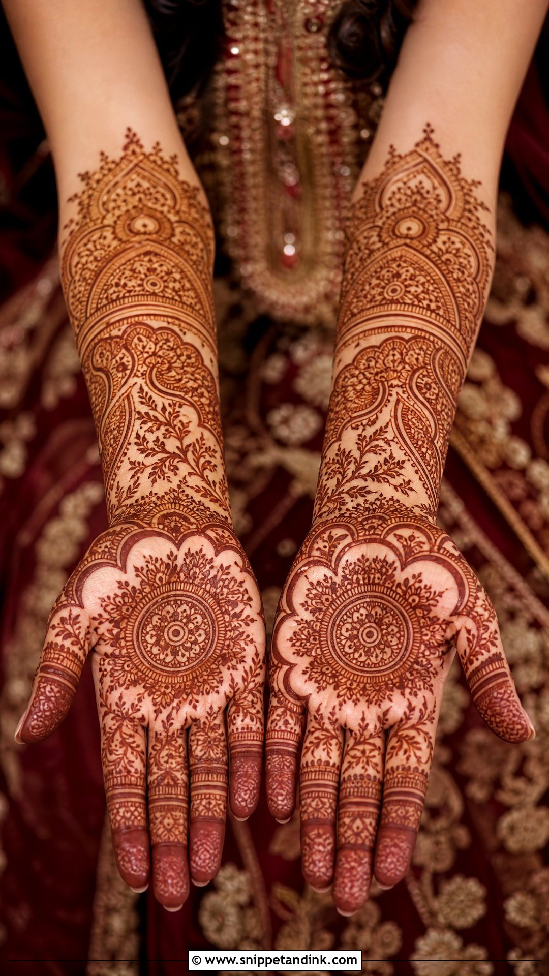 Full Hand Dulhan Mehndi Design - Snippet and Ink - 30 Dulhan Mehndi Designs Indian Weddings