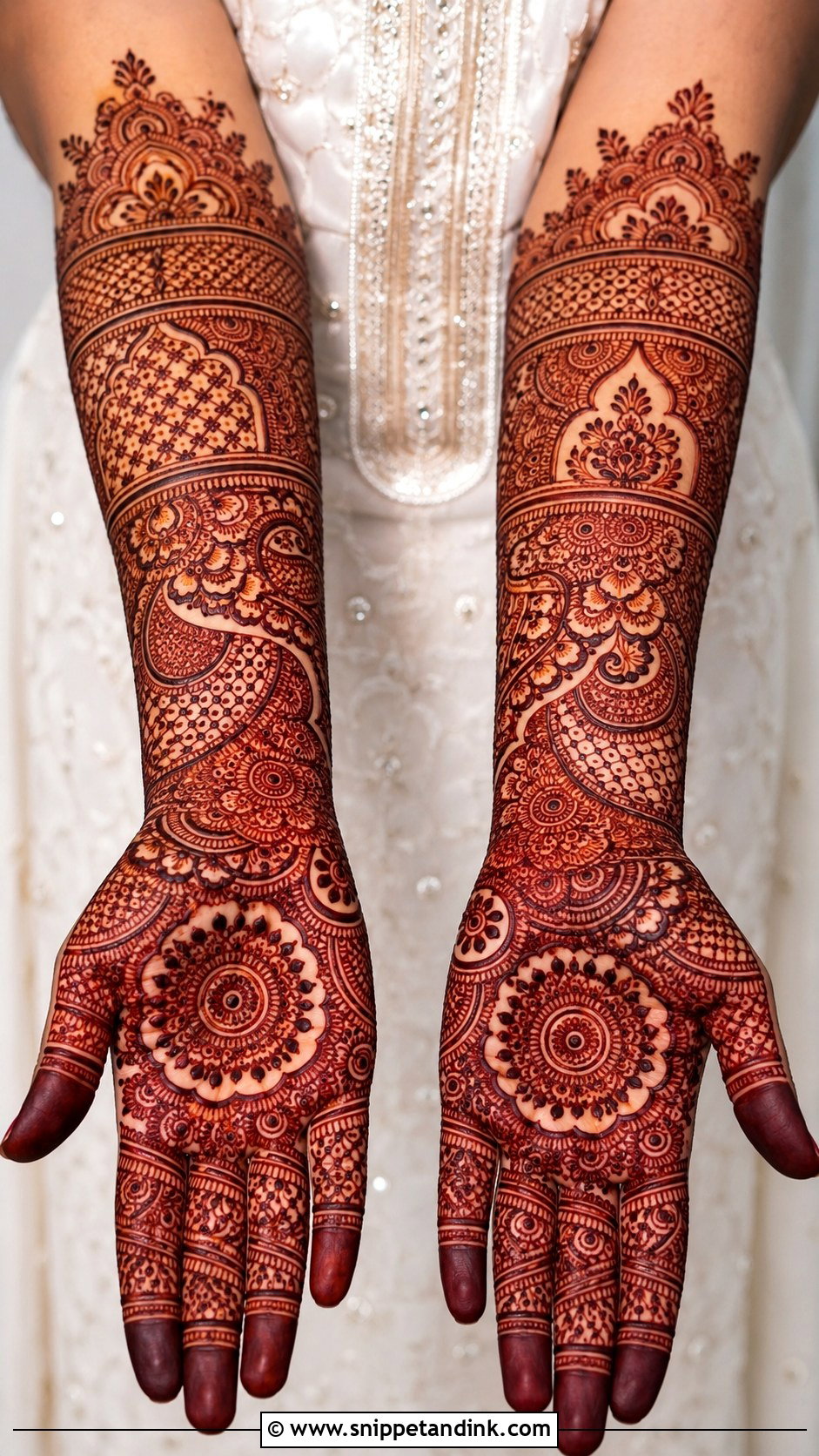 Full Hand Eid Mehndi Design - Snippet and Ink - 35 Mehndi Designs for Eid