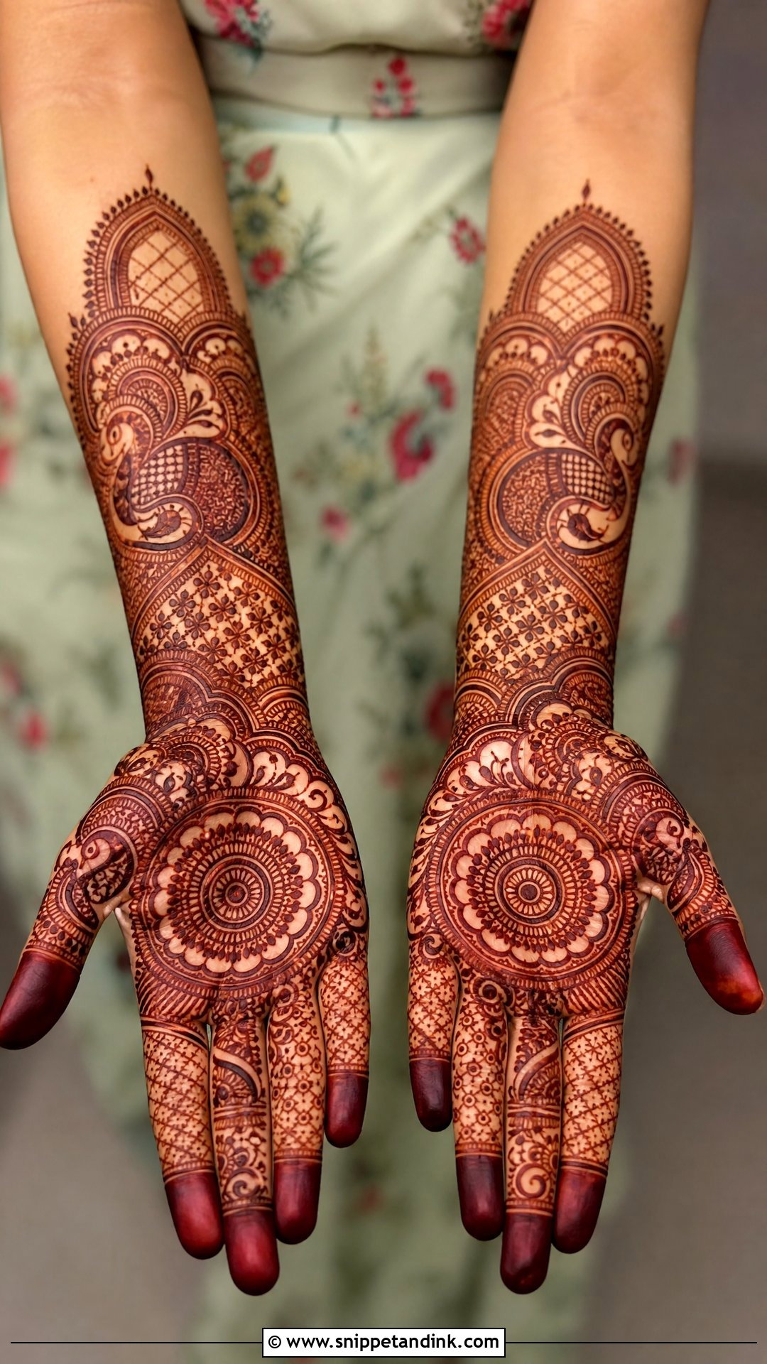 Full Hand Groom Mehndi Design - Snippet and Ink - 20 Groom Mehndi Designs