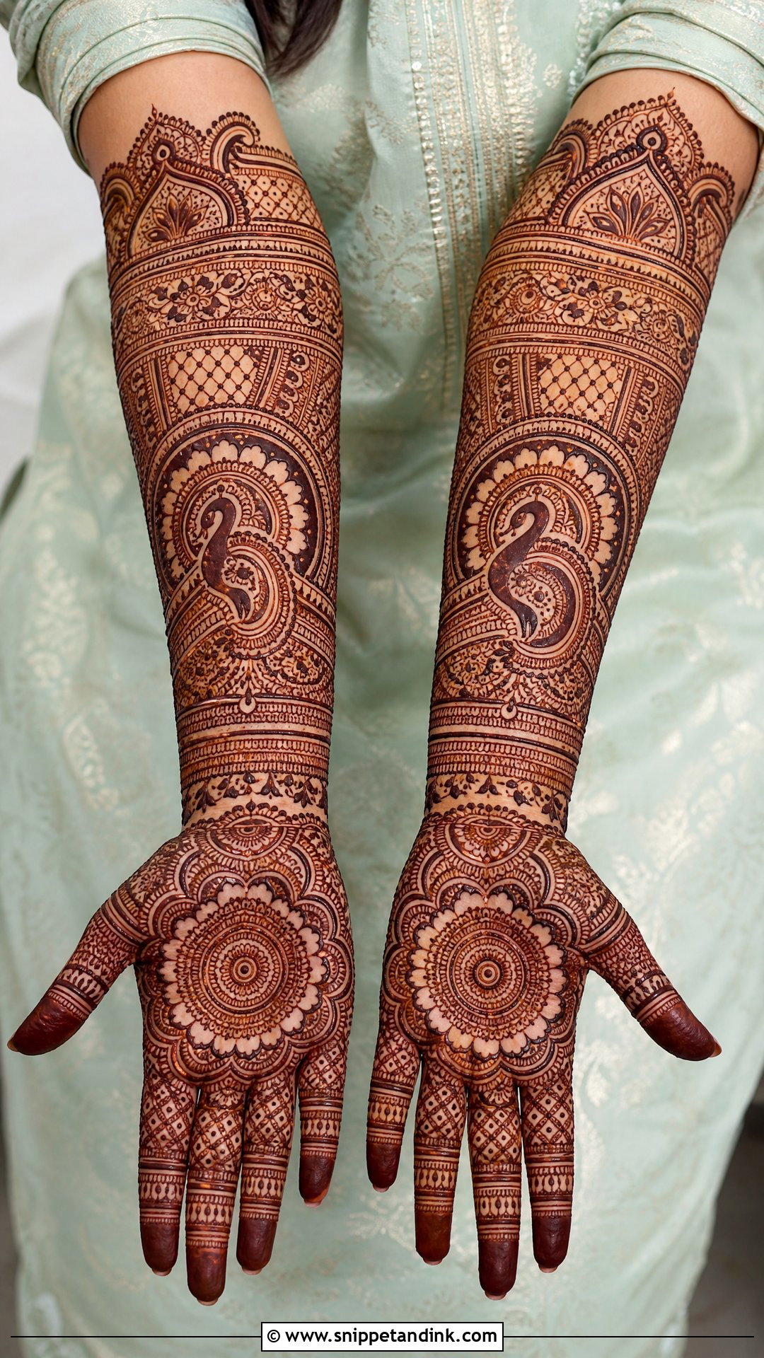 Full Hand Groom Mehndi Design - Snippet and Ink - 20 Grooms Mehndi Design Ideas