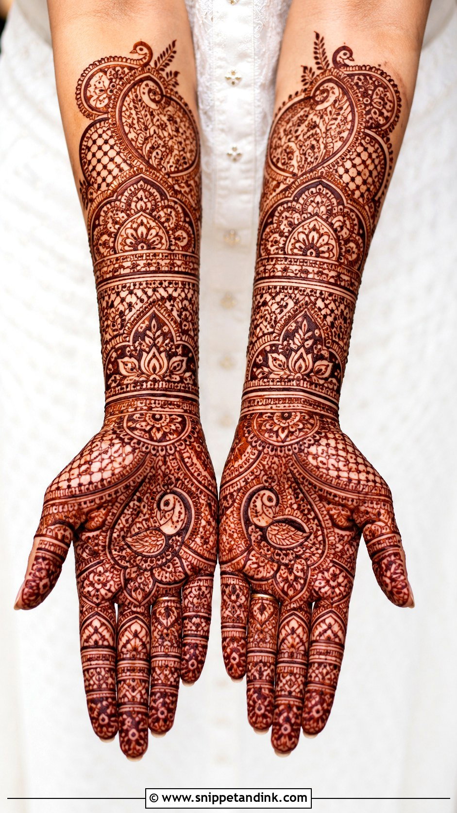 Full Hand Groom Mehndi Design - Snippet and Ink - 30 Groom Mehndi Design Ideas