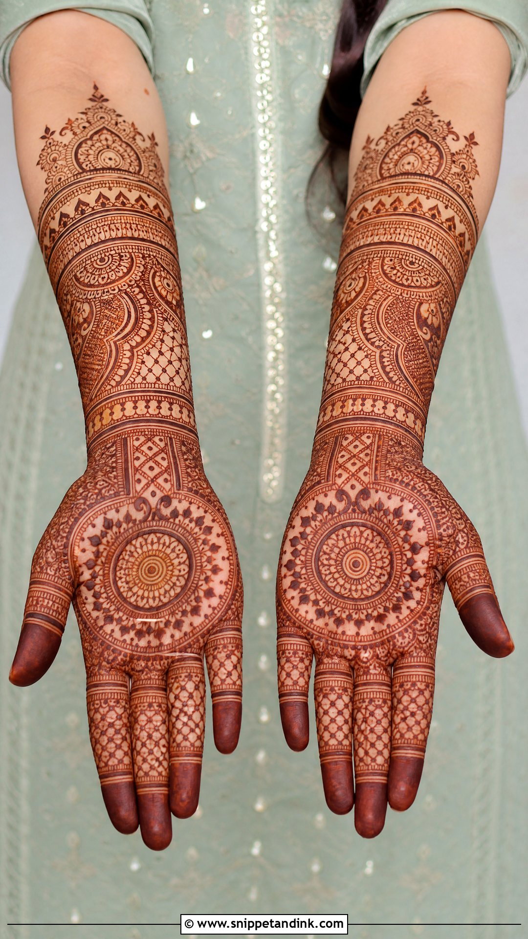Full Hand Groom Mehndi Design - Snippet and Ink - 20 Bridegroom Mehndi Designs